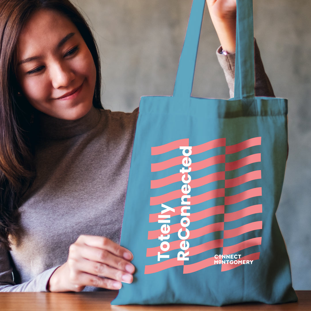 Re-connecting Montgomery county: we brought residents together through a fun-filled instagram campaign promoting local businesses and public spaces.